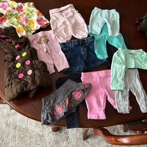 Baby Girl Clothes BUNDLE!!